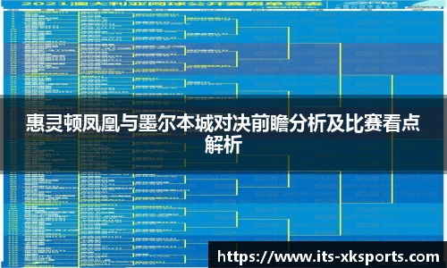 惠灵顿凤凰与墨尔本城对决前瞻分析及比赛看点解析